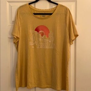 Lane Bryant Sunsets & No Regrets tee